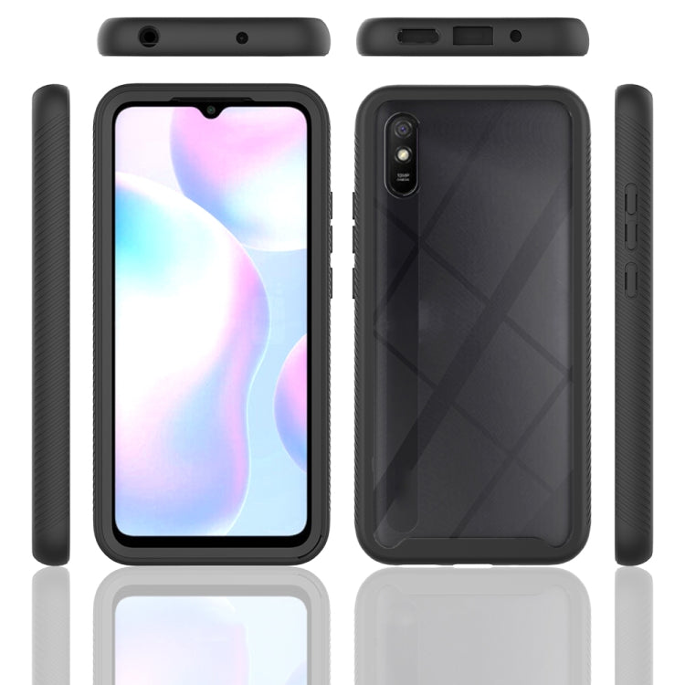 For Xiaomi Redmi 9A Starry Sky Solid Color Series Shockproof PC + TPU Protective Case(Navy Blue) - free shipping - PMC TechLife - Order now!