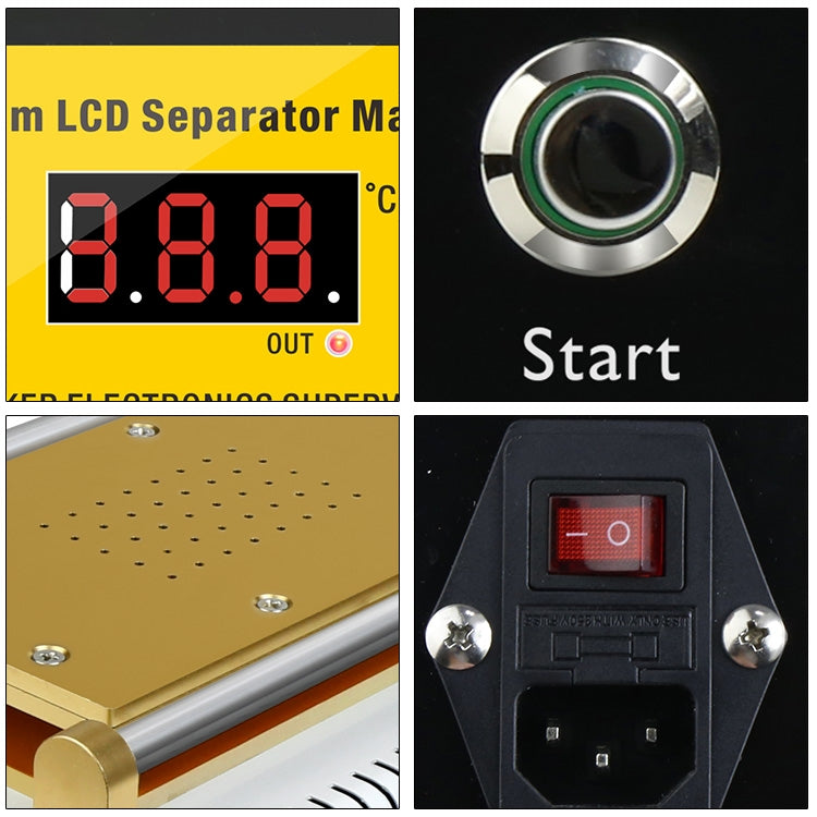 BAKU BK-948D 500W Vacuum Anti-static LCD Touch Panel Separator Machine, AC 110V - free shipping - PMC TechLife - Order now!