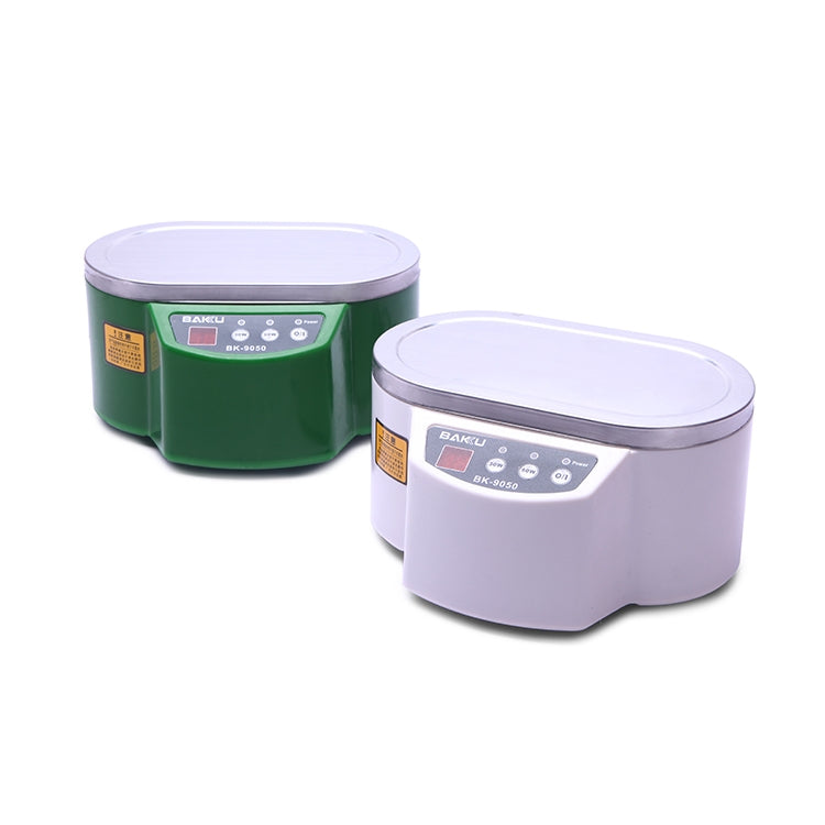BAKU BK-9050 30W / 50W Adjustable 0.6L LCD Display Ultrasonic Cleaner, AC 220V(Green) - free shipping - PMC TechLife - Order now!