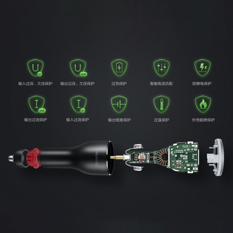 Original Huawei CP37 USB Car Charger Super Charge Version (Max 40W)(Dark Gray) - free shipping - PMC TechLife - Order now!