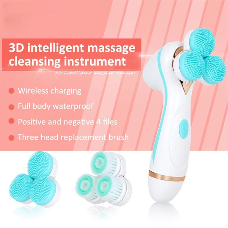 CNaier AE-878 USB Charging Silicone Face Skin Care Electric Facial Cleanser (Blue) - free shipping - PMC TechLife - Order now!