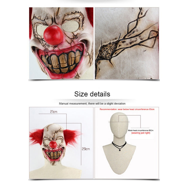Halloween Festival Party Latex Bald Clown Frightened Mask - free shipping - PMC TechLife - Order now!