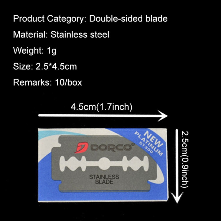 10 PCS Professional Hairdressing Tools Scraper Blade Eyebrow Trimmer Shaving Scratching Hair Feather Blade(Silver) - free shipping - PMC TechLife - Order now!