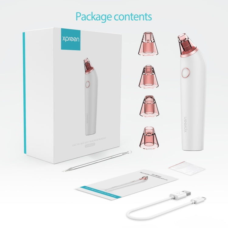 XPREEN XPRE027 Blackhead Remover Rechargeable Electric Microcrystalline IPL Pore Cleaner(White) - free shipping - PMC TechLife - Order now!