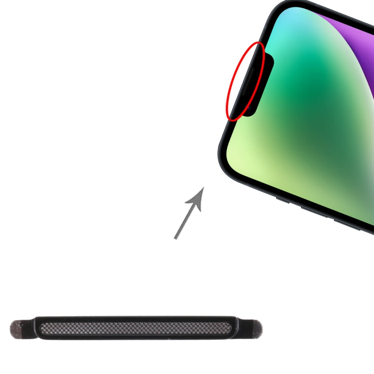 10 PCS Earpiece Receiver Mesh Covers for iPhone 14 / 14 Plus - by PMC TechLife | Online Shopping South Africa | PMC TechLife