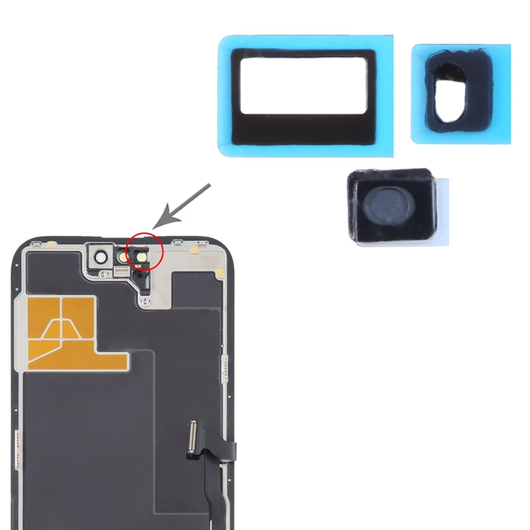 100/Set Sensor Back Adhesive Stickers For iPhone 14 Pro Max / 14 Pro - by PMC TechLife | Online Shopping South Africa | PMC TechLife