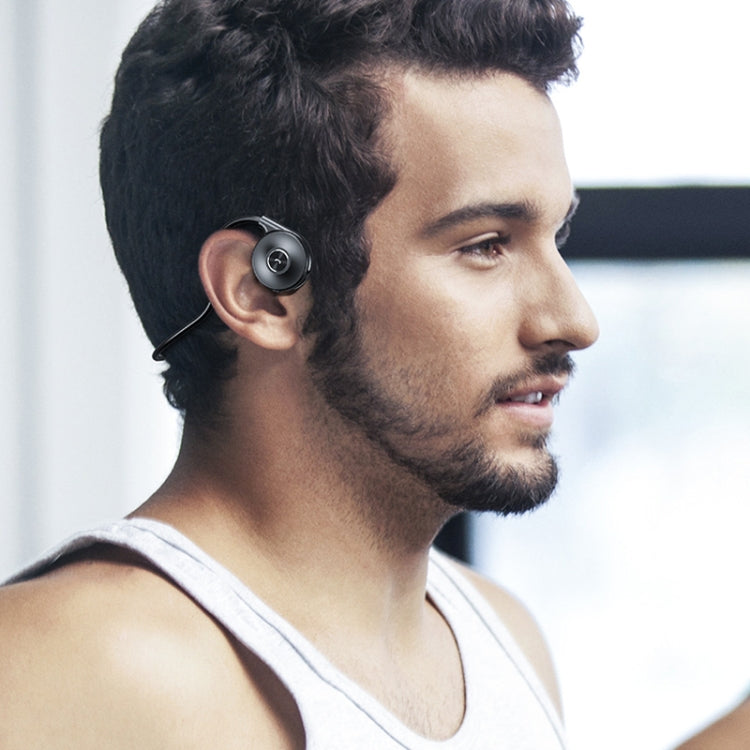 M-1 Back-mounted Touch Noise Reduction Bone Conduction Bluetooth Earphone with Detachable Microphone (Pink) - Headset & Headphone by PMC TechLife | Online Shopping South Africa | PMC TechLife