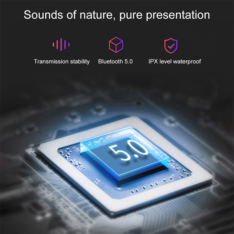 DT-5 IPX Waterproof Bluetooth 5.0 Wireless Bluetooth Earphone with Magnetic Charging Box, Support Call & Power Bank Function(Green) - Bluetooth Earphone by PMC TechLife | Online Shopping South Africa | PMC TechLife