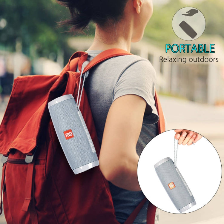 T&G TG157 Bluetooth 4.2 Mini Portable Wireless Bluetooth Speaker with Melody Colorful Lights(Red) - free shipping - PMC TechLife - Order now!