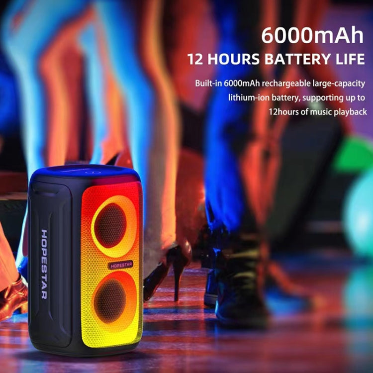 HOPESTAR Party 110 Mini Colorful Lights Wireless Bluetooth Speaker (Blue) - free shipping - PMC TechLife - Order now!