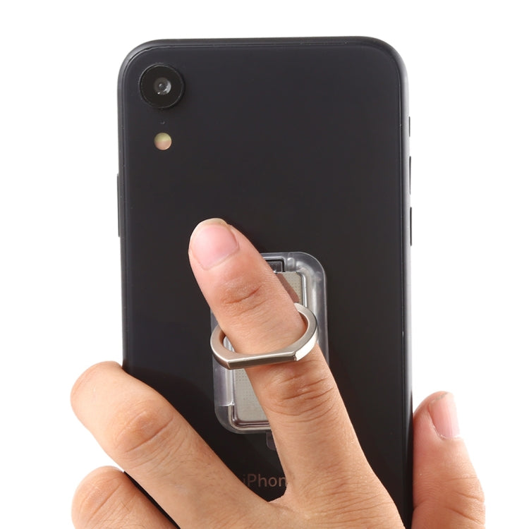 CPS-013 360 Degrees Rotate Freely Removable Magnetic Ring Stand Phone Holder, Support Wireless Charging(Silver) - Ring Holder by PMC TechLife | Online Shopping South Africa | PMC TechLife