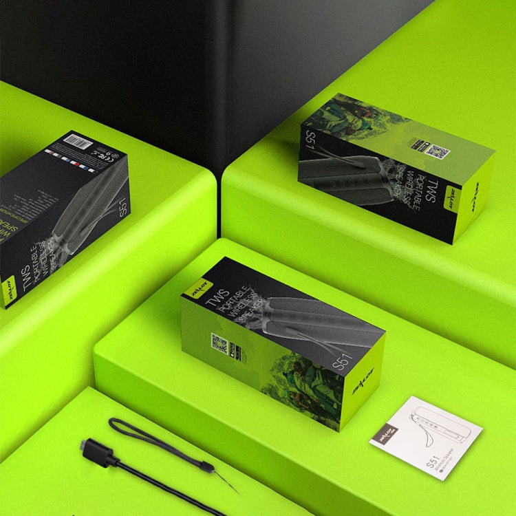 ZEALOT S51 Portable Stereo Bluetooth Speaker with Built-in Mic, Support Hands-Free Call & TF Card & AUX(Blue) - Desktop Speaker by ZEALOT | Online Shopping South Africa | PMC TechLife | Buy Now Pay Later Mobicred