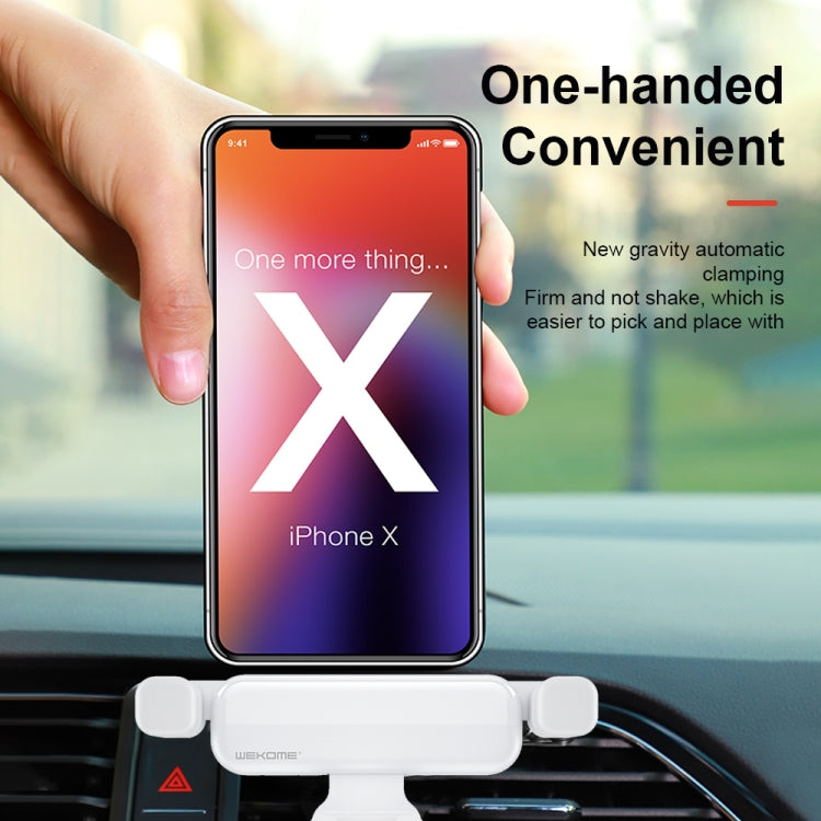 WK WA-S41 iDeal Series Car Gravity Bracket Car Air Outlet FoldingMobile Phone Holder Bracket - Car Holders by WK | Online Shopping South Africa | PMC TechLife