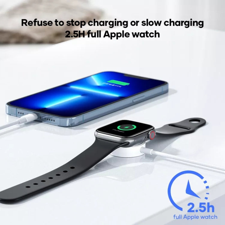 3 in 1 USB-C / Type-C to 8 Pin + USB-C / Type-C + Magnetic Watch Wireless Charger Data Cable, Cable Length: 1.2m - by PMC TechLife | Online Shopping South Africa | PMC TechLife