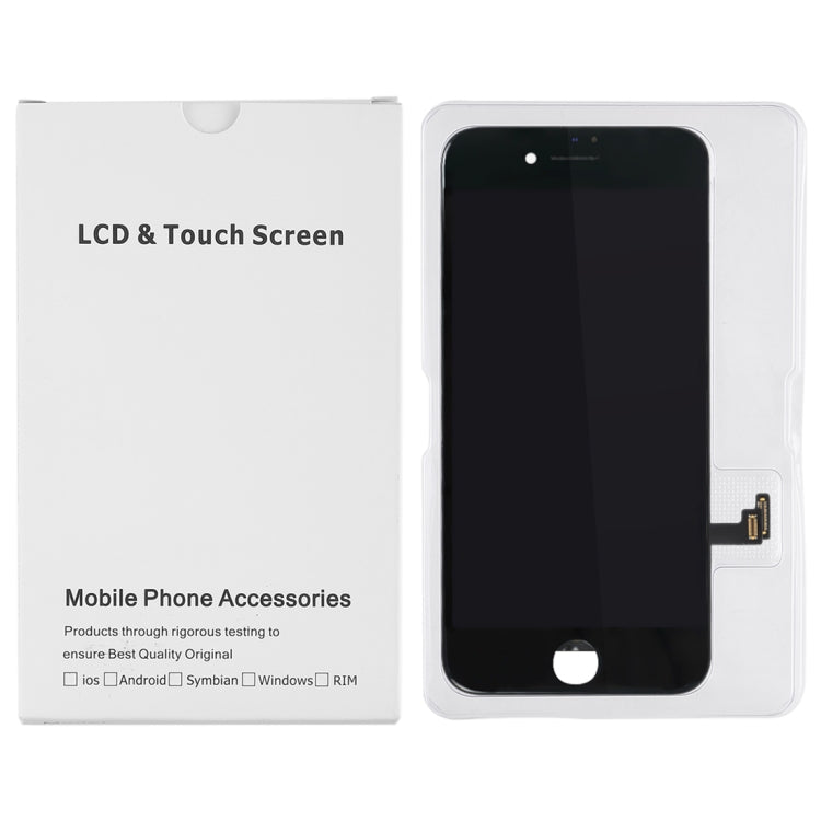 50 PCS Cardboard Packaging White Box for iPhone 8 Plus / 7 Plus LCD Screen and Digitizer Full Assembly - free shipping - PMC TechLife - Order now!