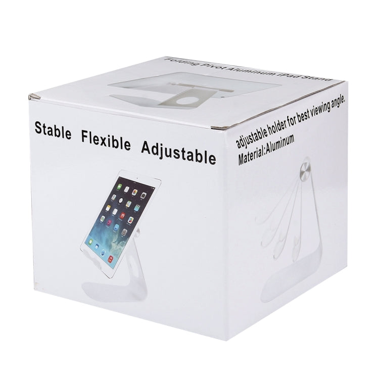 Exquisite Folding Adjustable Pivot Aluminium Alloy Desktop Holder Stand DOCK Cradle(Rose Gold) - Desktop Holder by PMC TechLife | Online Shopping South Africa | PMC TechLife