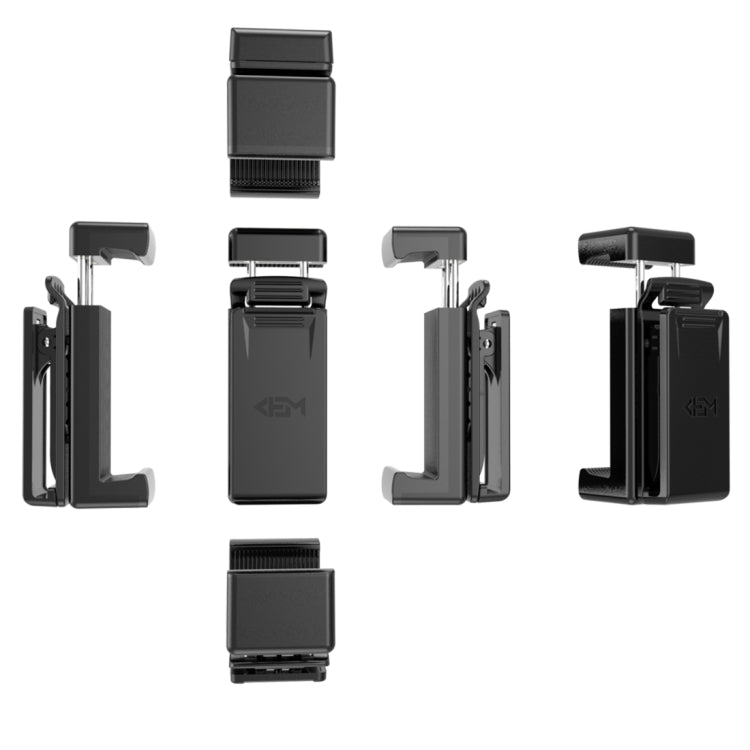 Universal Cell Phone Dropproof Adjustable Desk Stand Clip Bracket Holder for iPhone X & 8 Plus(Black) - Desktop Holder by PMC TechLife | Online Shopping South Africa | PMC TechLife