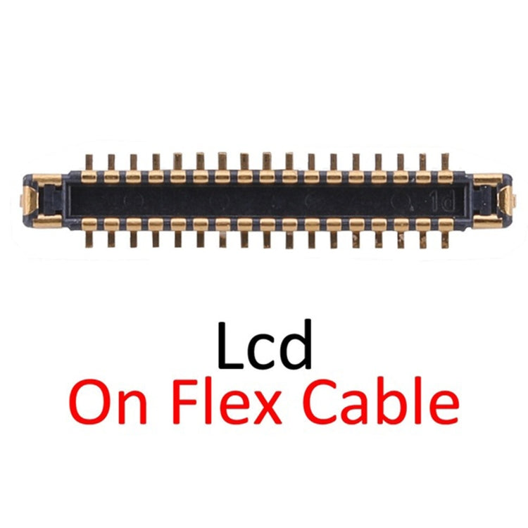 LCD Display FPC Connector On Flex Cable for iPhone XS Max / XS / X - Others by PMC TechLife | Online Shopping South Africa | PMC TechLife