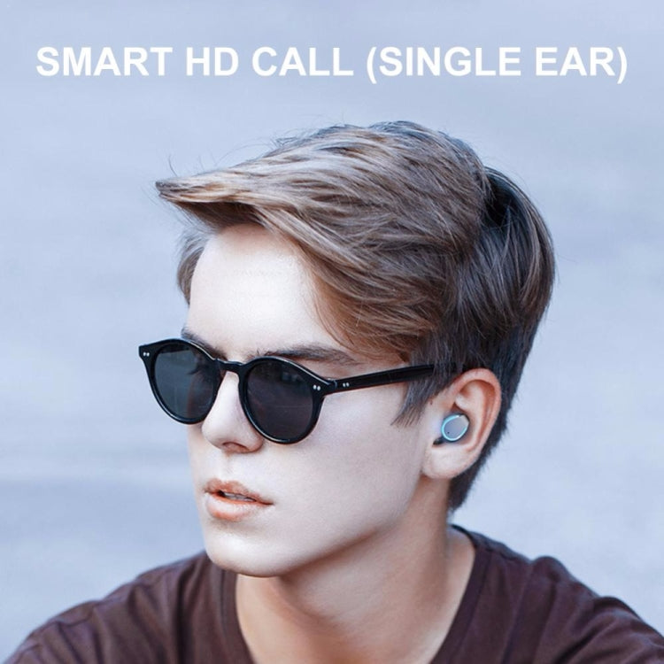F9-5 Intelligent Noise Cancelling Touch Bluetooth Earphone with Charging Box, Supports Three-screen LED Power Display & HD Call & Power Bank & Siri(Black) - Bluetooth Earphone by PMC TechLife | Online Shopping South Africa | PMC TechLife
