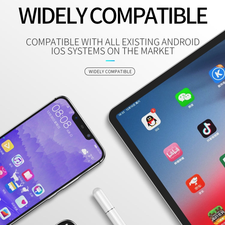 JOYROOM JR-BP560 Excellent Series Portable Universal Passive Disc Head Capacitive Pen with Replaceable Refill(Black) - Stylus Pen by JOYROOM | Online Shopping South Africa | PMC TechLife | Buy Now Pay Later Mobicred