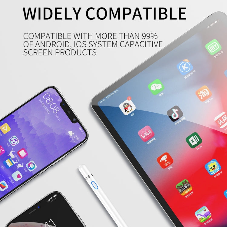 JOYROOM JR-K811 Excellent Series Micro USB Rechargeable Active Capacitive Stylus Pen with Magnetic Cap, Compatible with Android & IOS(Black) - free shipping - PMC TechLife - Order now!