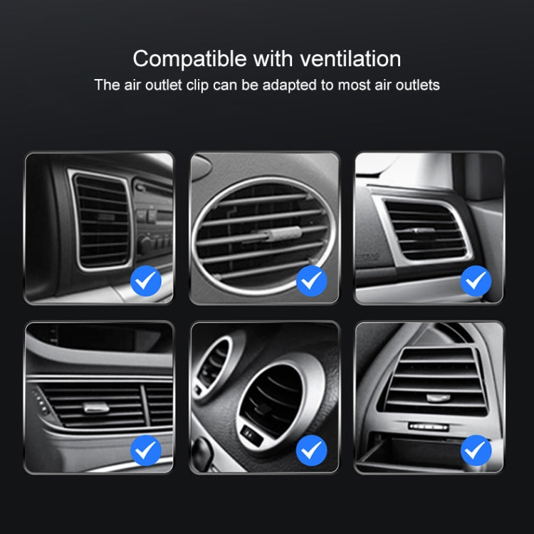 K07 15W Max Output Magnetic Car Air Outlet Bracket Wireless Charger(White) - Wireless Charger Holders by PMC TechLife | Online Shopping South Africa | PMC TechLife