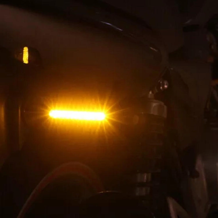 4 PCS DC 12V Motorcycle 12-LED Turn Signal Indicators Blinker Light, (Yellow Light) - Turn Signal by PMC TechLife | Online Shopping South Africa | PMC TechLife | Buy Now Pay Later Mobicred