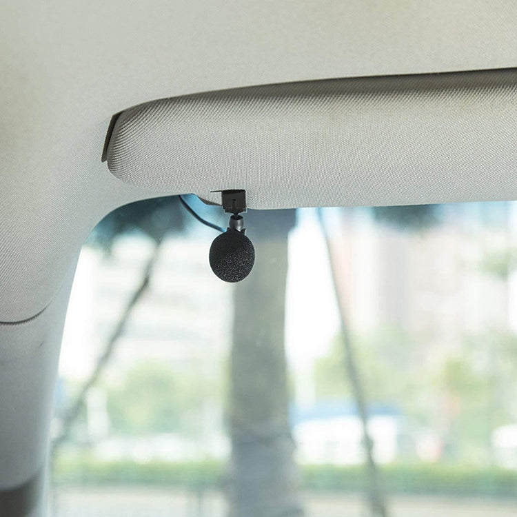 ZJ015MR Stereo 3.5mm Straight Plug Car Navigation DVD External Paste Microphone, Length: 3m - free shipping - PMC TechLife - Order now!