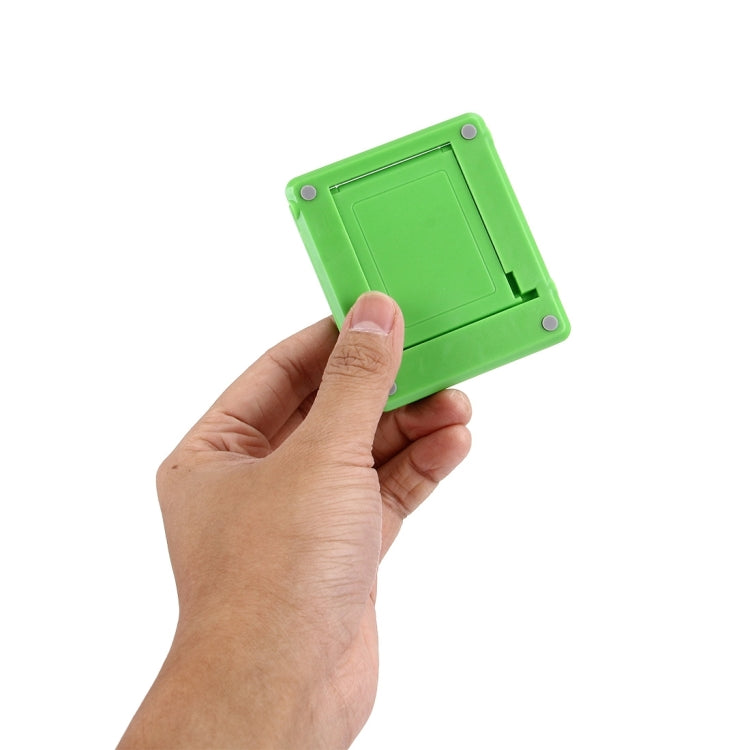 Universal Foldable Mini Phone Holder Stand, Size: 8.3 x 7.1 x 0.7 cm, For iPhone, Samsung, Huawei, Xiaomi, HTC and Other Smartphone, Tablets(Green) - Desktop Holder by PMC TechLife | Online Shopping South Africa | PMC TechLife