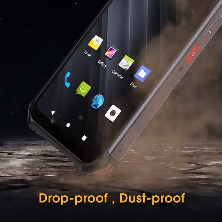 UNIWA W888 Standard Rugged Phone, 4GB+64GB, IP68 Waterproof Dustproof Shockproof, 5000mAh Battery, 6.3 inch Android 11 MTK6765 Helio P35 Octa Core up to 2.35GHz, Network: 4G, NFC, OTG(Black+Orange) - UNIWA by UNIWA | Online Shopping South Africa | PMC TechLife