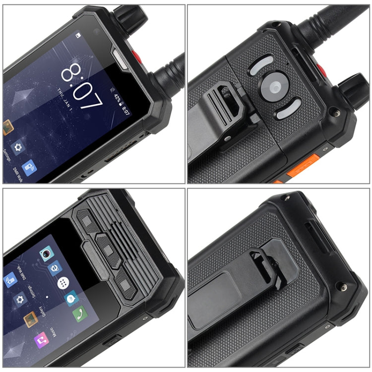 UNIWA P2 Walkie Talkie Rugged Phone, 3GB+32GB, IP67 Waterproof Dustproof Shockproof, 4.0 inch Android 8.1 Qualcomm Snapdragon SDM450 Octa Core up to 1.8GHz, Network: 4G, NFC, POC, SOS, OTG - UNIWA by UNIWA | Online Shopping South Africa | PMC TechLife