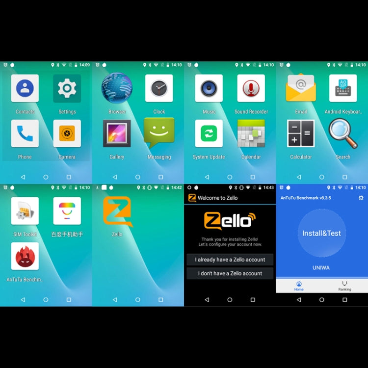 UNIWA B8000 Rugged Phone, 1GB+8GB, IP68 Waterproof Dustproof Shockproof, 4000mAh Battery, 2.4 inch Android 8.1 MTK6739 Quad Core, Network: 4G, PTT, OTG, SOS(Black) - UNIWA by UNIWA | Online Shopping South Africa | PMC TechLife
