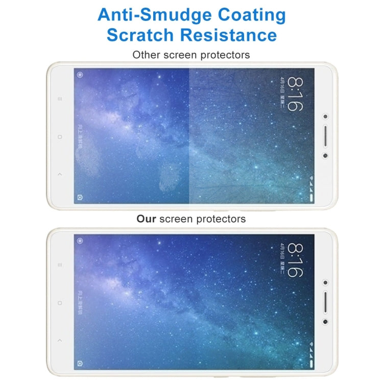 100 PCS for Xiaomi Mi Max 2 0.3mm 9H Surface Hardness 2.5D Explosion-proof Non-full Screen Tempered Glass Screen Film - by PMC TechLife | Online Shopping South Africa | PMC TechLife
