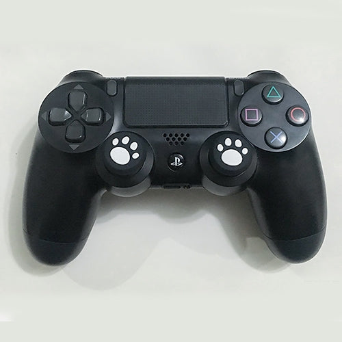 4 PCS Cute Cat Paw Silicone Protective Cover for PS4 / PS3 / PS2 / XBOX360 / XBOXONE / WIIU Gamepad Joystick(White) - Cases by PMC TechLife | Online Shopping South Africa | PMC TechLife
