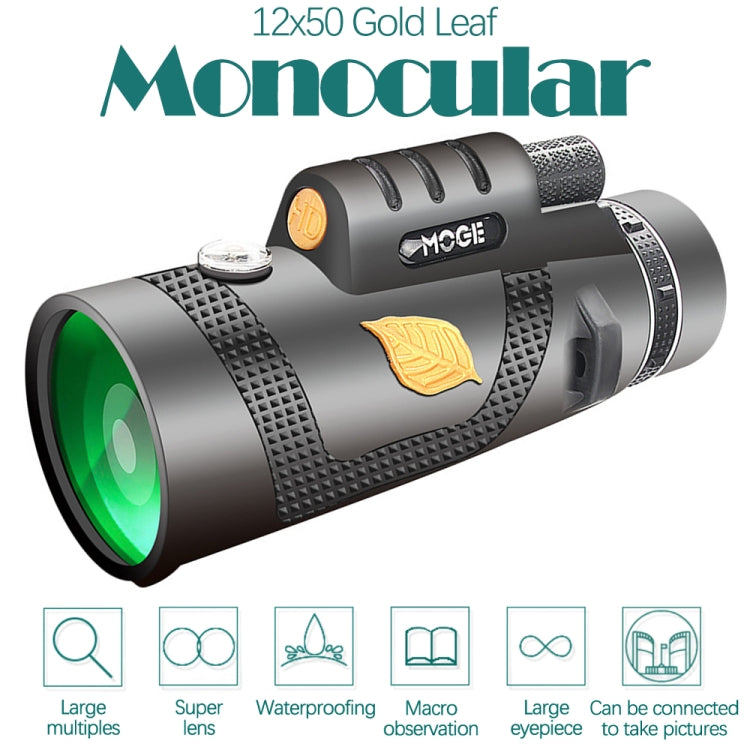 Moge 12x50 Professional HD Monocular Night Vision Telescope - free shipping - PMC TechLife - Order now!