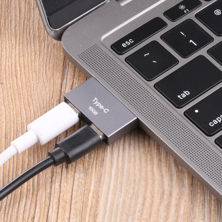 Double USB-C / Type-C Male to Double USB-C / Type-C Female Adapter - free shipping - PMC TechLife - Order now!