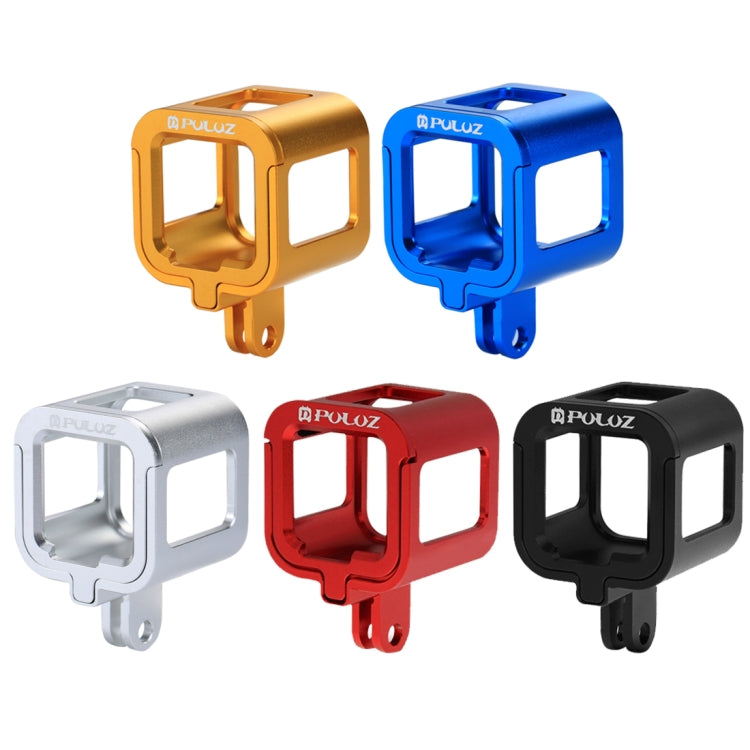 PULUZ Housing Shell CNC Aluminum Alloy Protective Cage with Insurance Frame for GoPro HERO5 Session /HERO4 Session /HERO Session(Black) - Metal Cases by PULUZ | Online Shopping South Africa | PMC TechLife | Buy Now Pay Later Mobicred