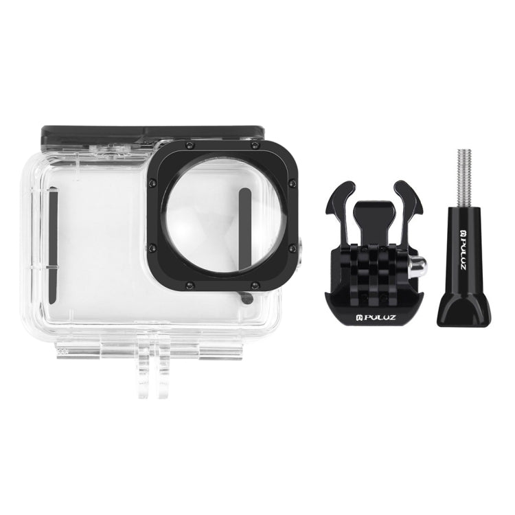 PULUZ 40m Waterproof Housing Protective Case with Buckle Basic Mount & Screw for GoPro HERO12 Black /11 Black /11 Black Mini /10 Black /9 Black Max Lens Mod(Transparent) - Waterproof Cases by PULUZ | Online Shopping South Africa | PMC TechLife | Buy Now Pay Later Mobicred