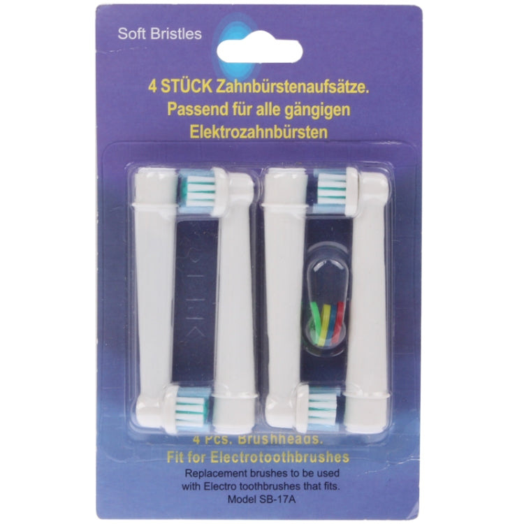 4 PCS Electric Toothbrush Heads Replacement Oral Health Care(White) - Replacement Brush Heads by PMC TechLife | Online Shopping South Africa | PMC TechLife
