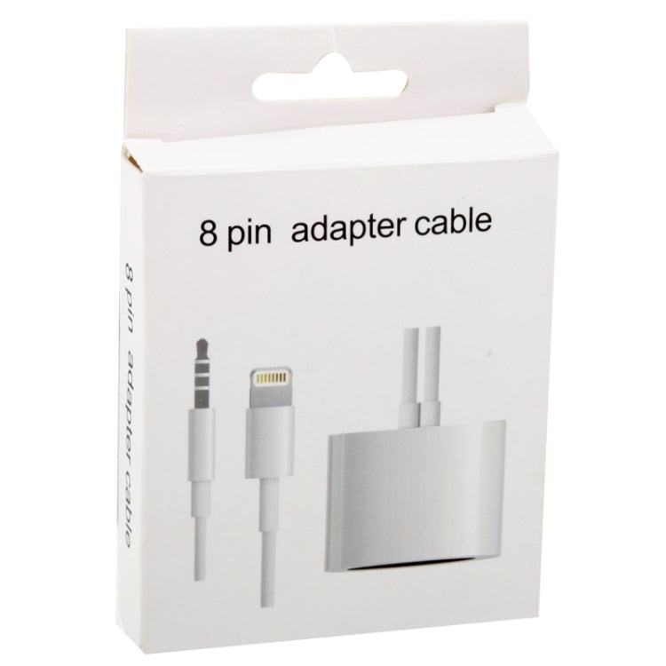 8 Pin Audio Adapter, Not Support iOS 10.3.1 or Above Phone(White) - Converter & Adapter by PMC TechLife | Online Shopping South Africa | PMC TechLife