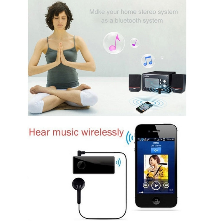 Car Bluetooth Handsfree Music Mic Receiver For iPhone, Galaxy, Sony, Lenovo, HTC, Huawei, and other Smartphones - Bluetooth Adapters by PMC TechLife | Online Shopping South Africa | PMC TechLife | Buy Now Pay Later Mobicred
