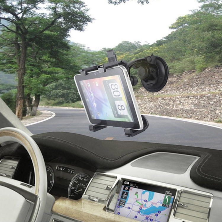 Car Mount Holder Kit Stand For iPad 4,New iPad (iPad 3) / iPad 2 ,iPad ,iPad mini 1 / 2 / 3,Galaxy TAB(Black) - Car Holders by PMC TechLife | Online Shopping South Africa | PMC TechLife