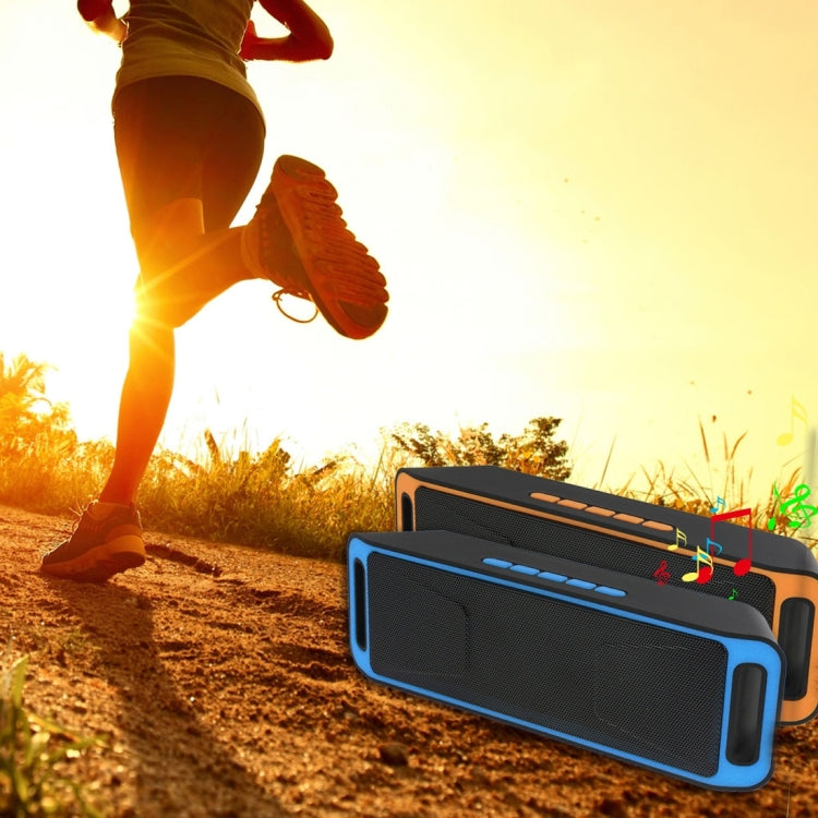 Portable Stereo Wireless Bluetooth Music Speaker, Support Hands-free Answer Phone & FM Radio & TF Card, For iPhone, Galaxy, Sony, Lenovo, HTC, Huawei, Google, LG, Xiaomi, other Smartphones(Green) - Desktop Speaker by PMC TechLife | Online Shopping South Africa | PMC TechLife