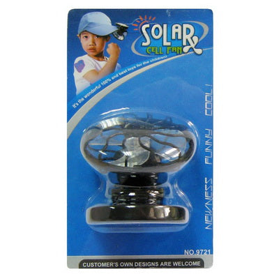 Mini Portable Clip-on Solar Power Cell Travel Cooling Cool Fan(Black) - Others by PMC TechLife | Online Shopping South Africa | PMC TechLife