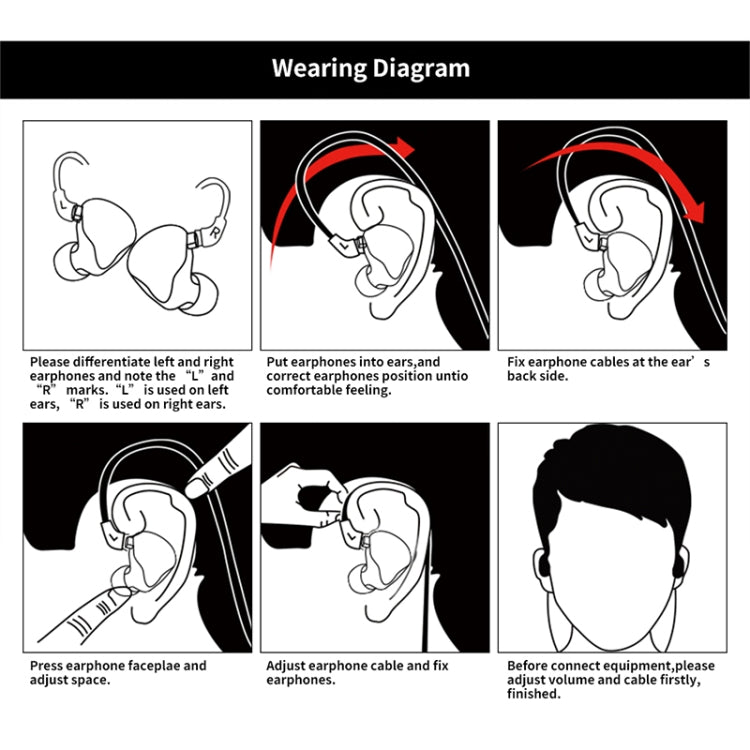 CVJ Liuli 3.5mm In-ear Wired Headset with Microphone, Length 1.25m (Red) - free shipping - PMC TechLife - Order now!