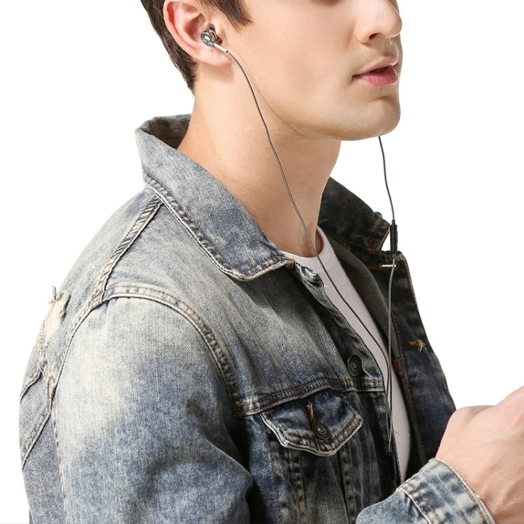 QKZ DM9 High-quality In-ear All-metal Sports Music Headphones, Microphone Version - In Ear Wired Earphone by QKZ | Online Shopping South Africa | PMC TechLife | Buy Now Pay Later Mobicred