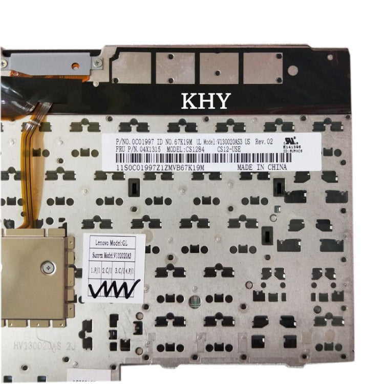 US Version English Laptop Keyboard with Pointing Sticks for Lenovo IBM Thinkpad L430 / T430 / T430i / T430S, Teclado 04X1315 / 04X1201 / 04X1277 / 0C01997 - Replacement Keyboards by PMC TechLife | Online Shopping South Africa | PMC TechLife