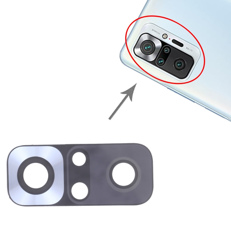 10 PCS Back Camera Lens for Xiaomi Redmi Note 10 Pro (India) / Redmi Note 10 Pro Max / Redmi Note 10 Pro M2101K6G M2101K6R M2101K6P M2101K6I - free shipping - PMC TechLife - Order now!