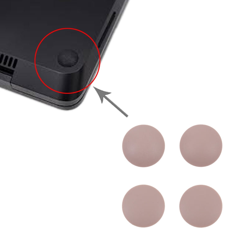 For Microsoft Surface Laptop 3 / Laptop 4 4 in 1 Bottom Case Rubber Mats (Gold) - Others by PMC TechLife | Online Shopping South Africa | PMC TechLife