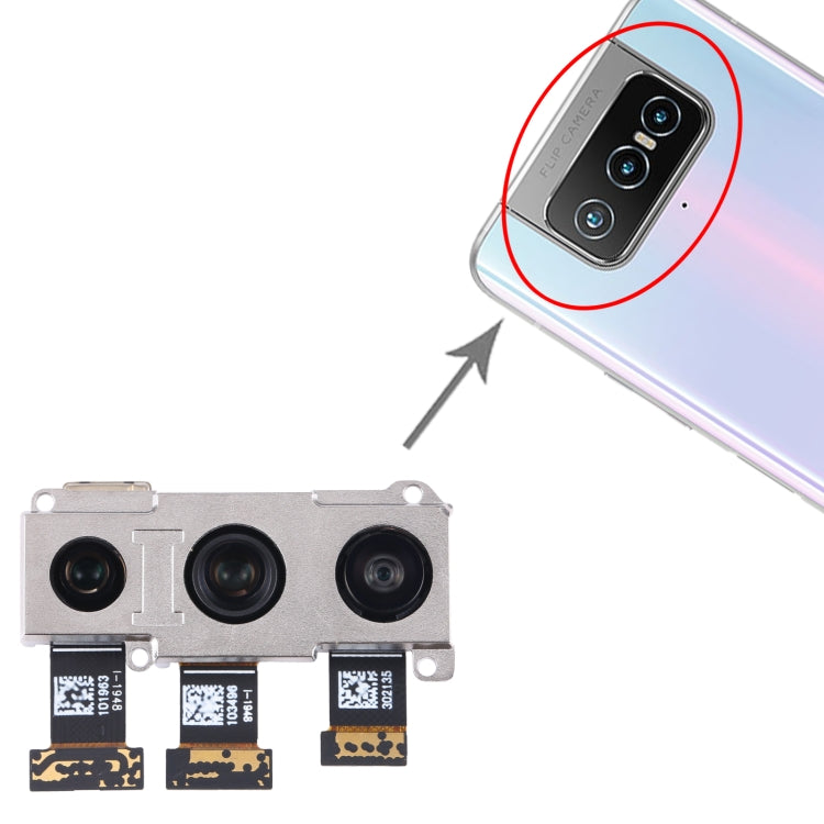 For Asus Zenfone 7 / 7 Pro ZS670KS ZS671KS Back Facing Camera Set - Camera by PMC TechLife | Online Shopping South Africa | PMC TechLife